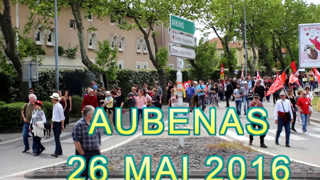 Loi Khomri Manif Aubenas 26 Mai 2016