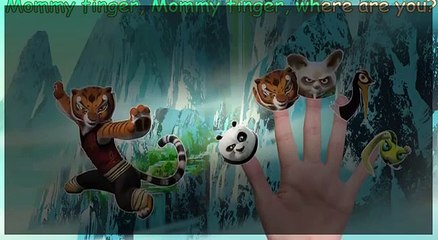 Kung Fu Panda Dedo Família | Cantigas De Roda Para Crianças