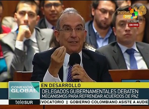 Colombia: defienden mecanismos para refrendar acuerdos de paz