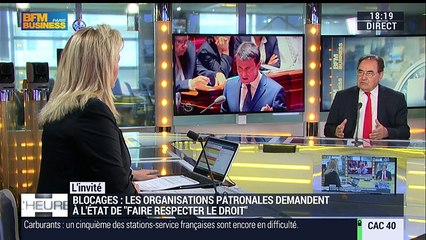 Manifestations anti-loi Travail: "Nous sommes totalement opposés à la paralysie économique et à la violence", Jean-Pierre Crouzet - 26/05