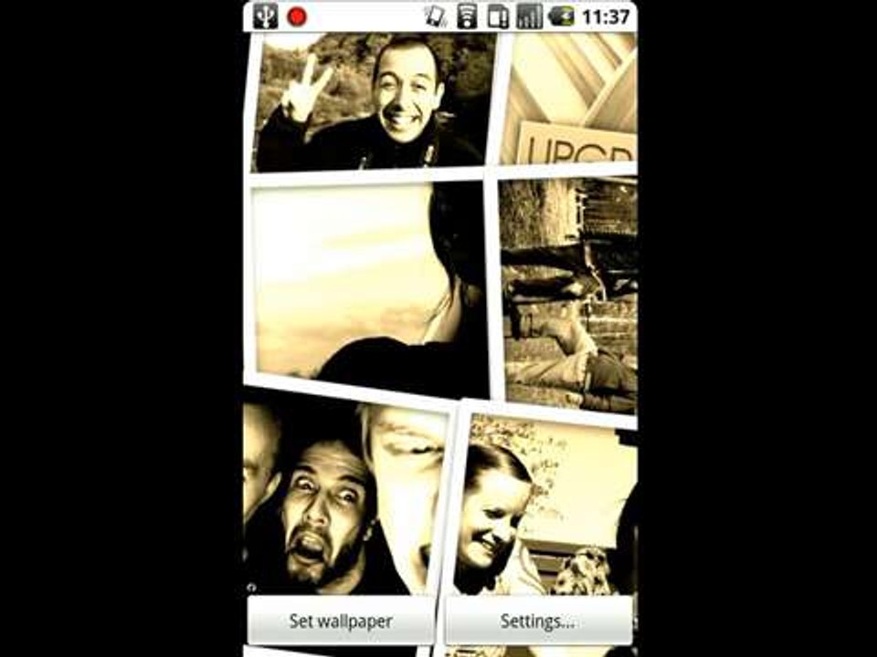 Photo Wall Live Wallpaper