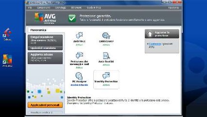 AVG Free Edition - Panoramica dell'interfaccia