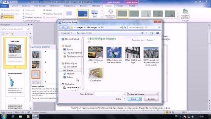 Word 2010 : éditer des images