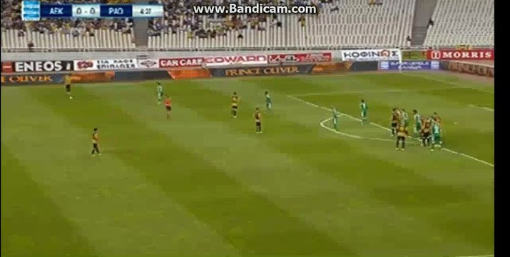 Jakob Johansson Goal - AEK 1-0 Panathinaikos - 26-05-2016