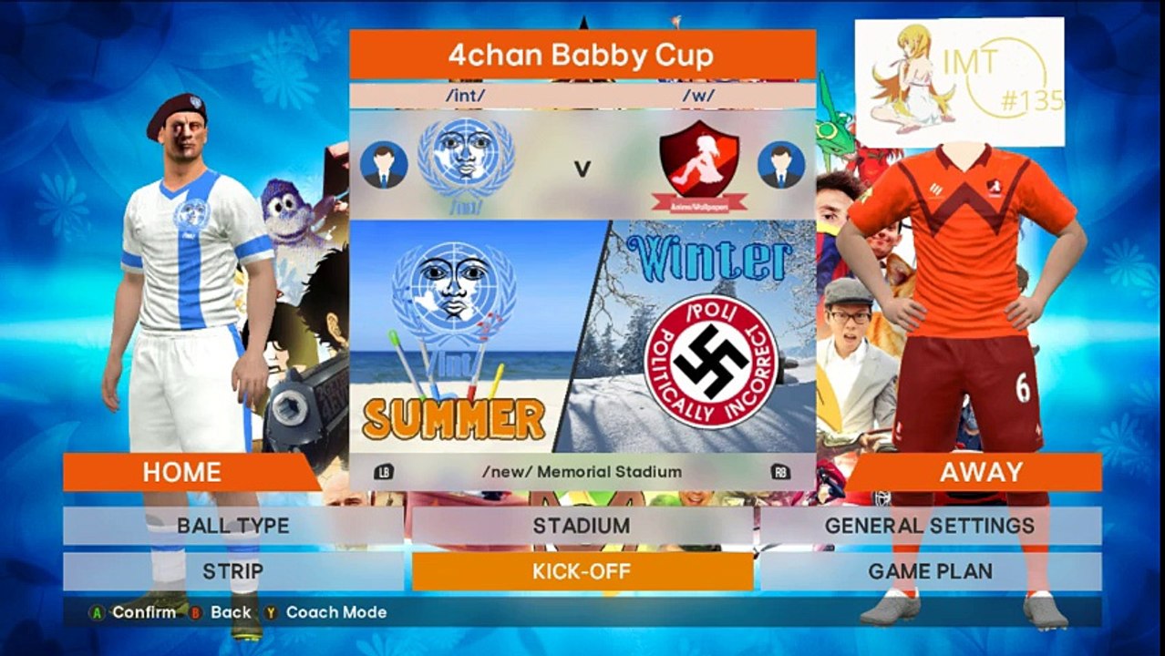 2016 4chan Spring Babby Cup group D - /int/ vs /w/