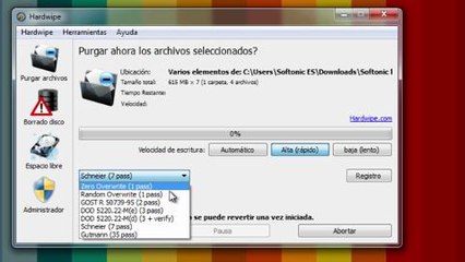 Borra archivos y discos para siempre