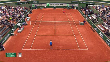 Roland Garros: Razzano - Kasatkina (ÖZET)
