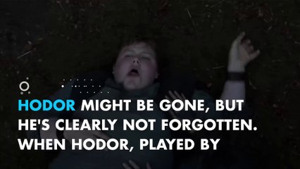 Major spoilers: Bran takes picture with Game of Thrones' Hodor