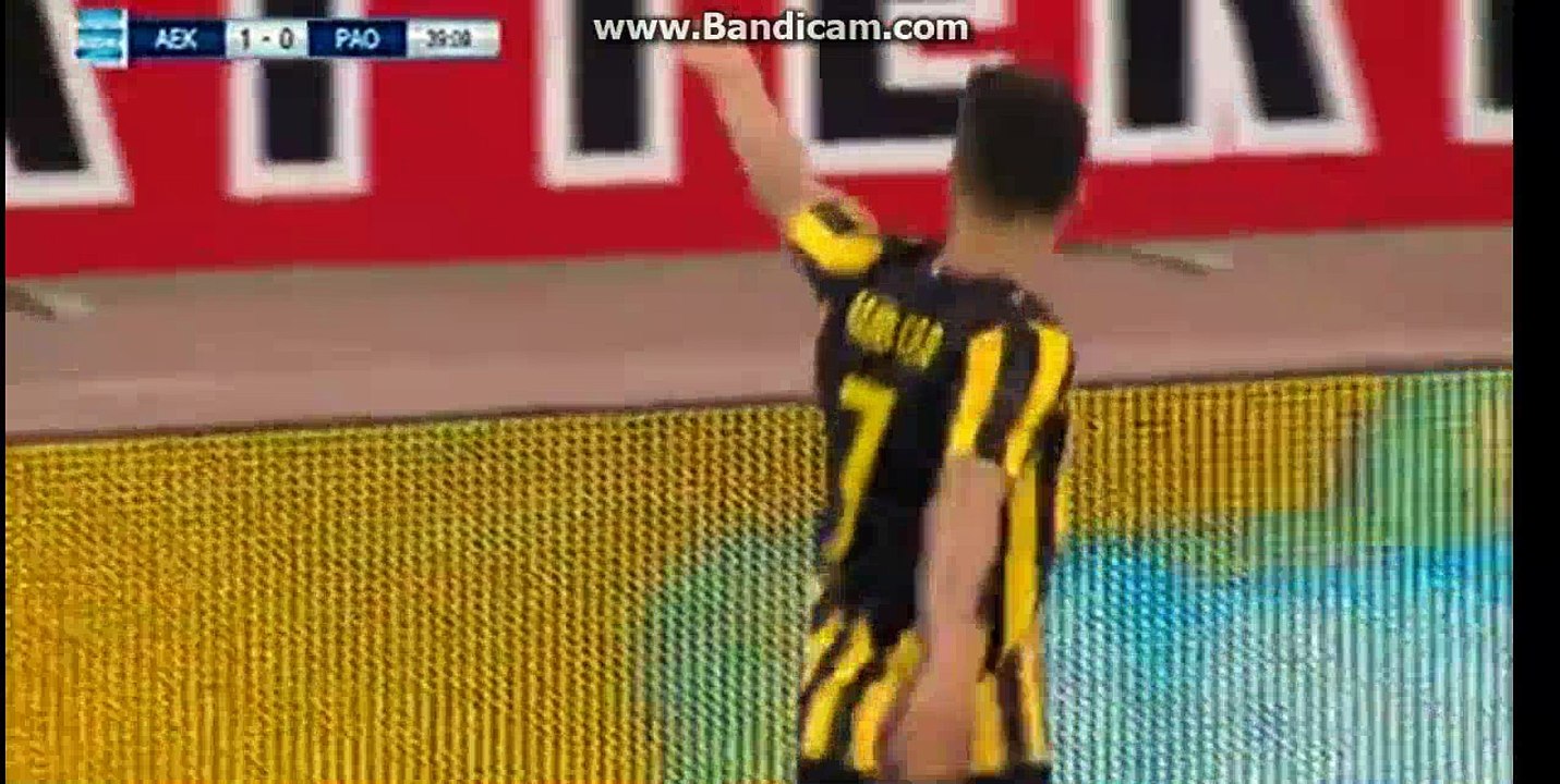 Half Time Goals - AEK 2-0 Panathinaikos - 26-05-2016