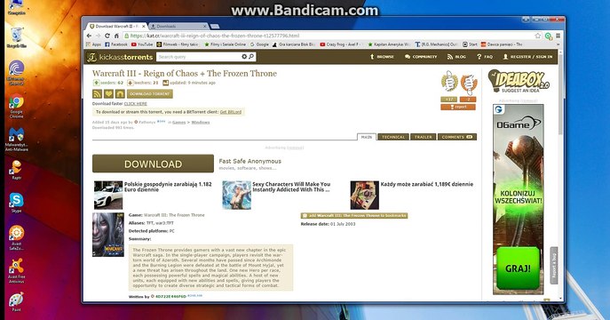 Skąd pobrać Warcraft III ???? Za Darmo !!