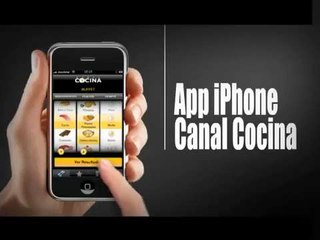 Aplicación de Canal Cocina para iPhone