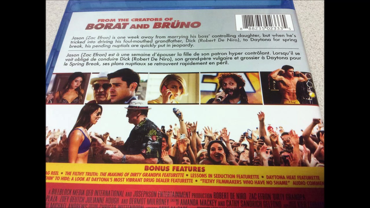 Critique Blu-ray Dirty Grandpa (Sale Grand-père)