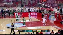 Ολυμπιακός - Παναθηναϊκός 77-72 Basket League Playoffs 3ος τελικός {26-5-2016}