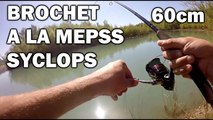 Brochet 60 cm De Durance NO KILL a la Cuiller MEPPS SYCLOPS (Nico Fishing 13)