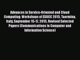 [PDF] Advances in Service-Oriented and Cloud Computing: Workshops of ESOCC 2015 Taormina Italy