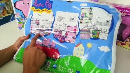 Colorear Peppa Pig   Mega Sobre Sorpresa de Peppa Pig   Dibujar y Colorear Peppa