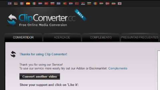 ClipConverter, el conversor de ficheros online