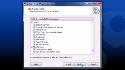Cómo instalar y configurar K-Lite Codec Pack