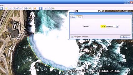 Medir distancias en Google Earth