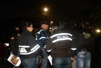 La policía y fiscalía ejecutaron el operativo “Rueda” esta madrigada