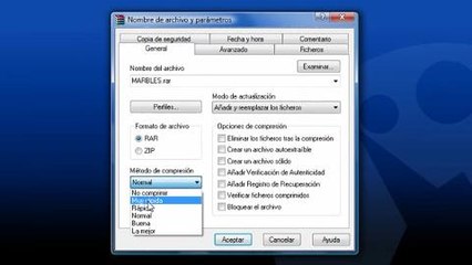 Cómo crear un archivo autoextraíble con WinRAR