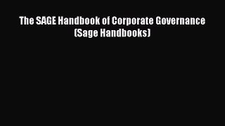Download The SAGE Handbook of Corporate Governance (Sage Handbooks) PDF Online