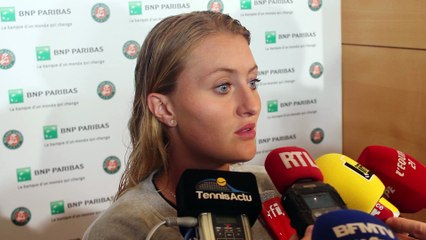Roland-Garros 2016 - Kristina Mladenovic : "Jouer Serena Williams c'est un rêve"