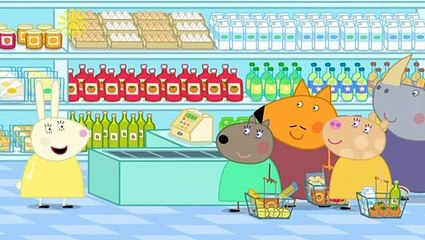 Peppa Pig. Miss Rabbit's Day Off. Mummy Pig and Daddy Pig and George Pig