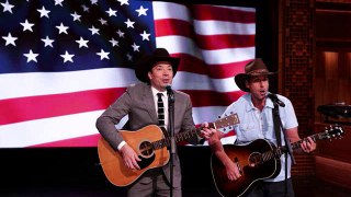 Adam Sandler and Jimmy Fallon sing parody song for troops