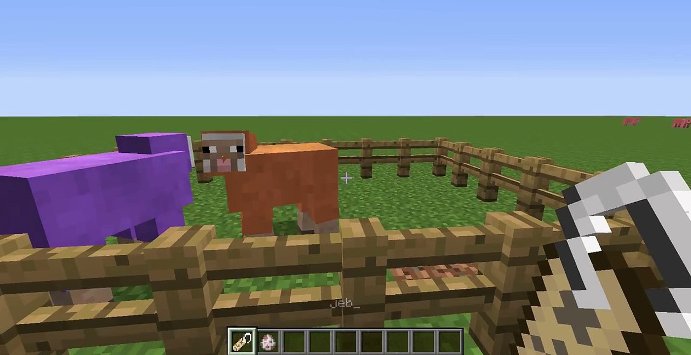 How To Make Rainbow Sheep In Minecraft! video Dailymotion