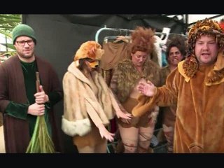 Seth Rogen, Rose Byrne join James Corden for a street version of