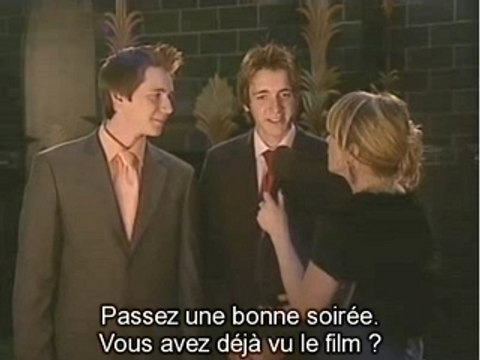 Les jumeaux Phelps à l'avant-première Harry Potter 5 VOST