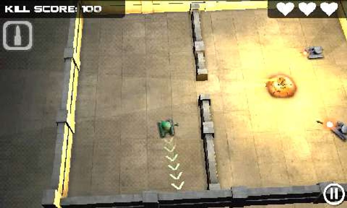 Tank Hero en acción