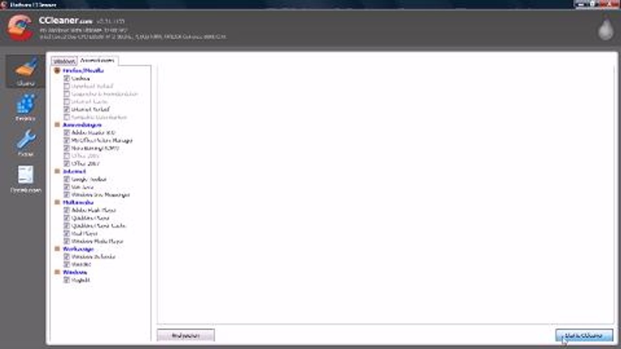 CCleaner 3 Video: Daten sicher löschen