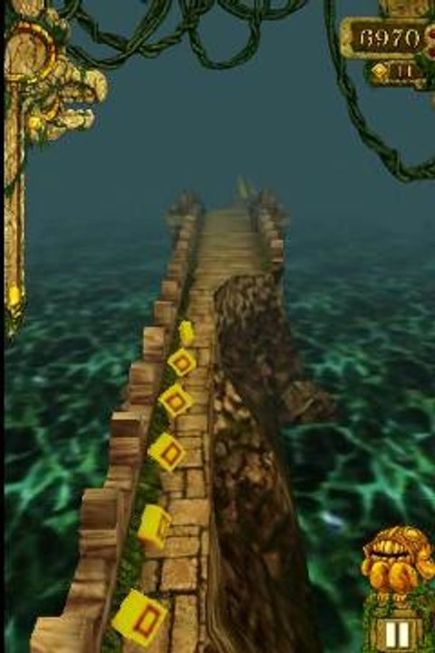 Temple Run: exemplo de jogo