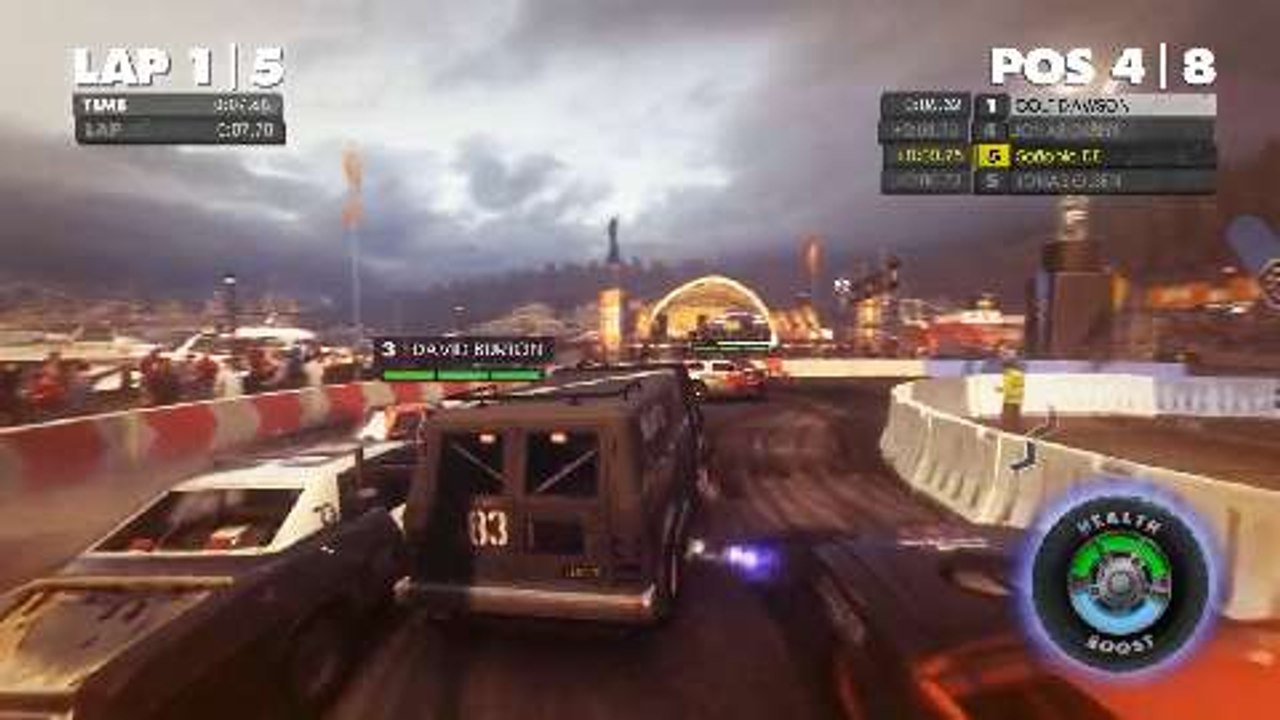 DiRT Showdown Gameplay der Renn-Action