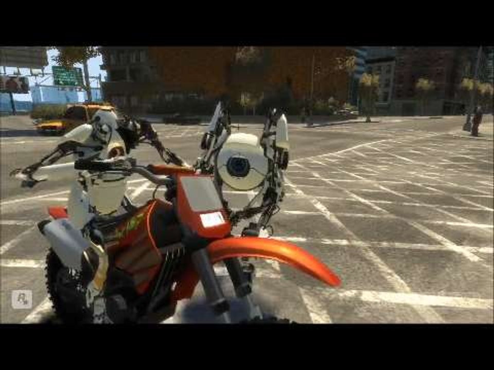 GTA IV mit Portal-2-Robotern spielen