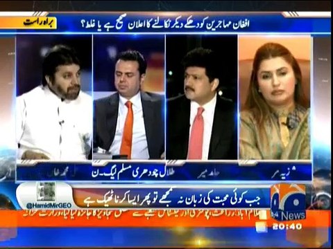 Talal Chaudhry Fights with Ali Muhammad Khan for Declaring Nawaz Sharif 'Traitor'