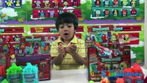 Zomlings In The Town USA Series 1 Opening Surprise Toys Blind Bags Magic Trick Hotel Ryan ToysReview