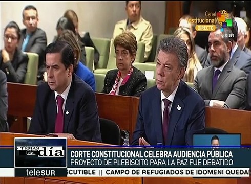 Colombia: Corte Constitucional debate el Plebiscito por la Paz