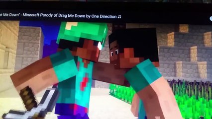 Herobrine vs evil steve minecraft song take me down