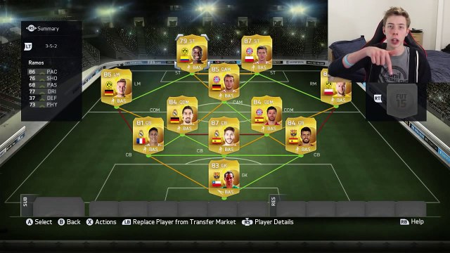 OVERPOWERED FIFA 15 TEAM!
