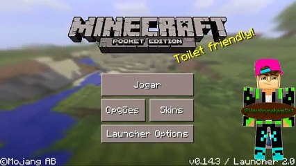 SEED COM VILA NO DESERTO E SELA PARA MINECRAFT POCKET EDITION ! MINECRAFT PE 0.15.0/0.14.3