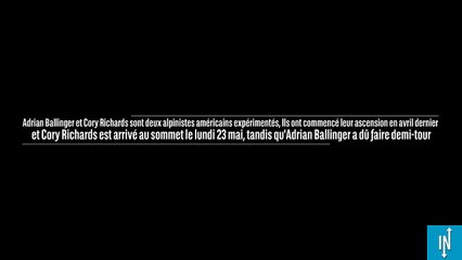 Adrian Ballinger et Cory Richards sont deux alpinistes américains expérimentés.