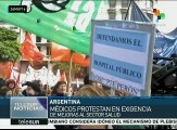 Argentina: médicos cumplen 72 horas de paro en 80 hospitales