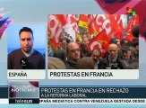 Francia: sindicatos no cesan protestas contra la reforma laboral