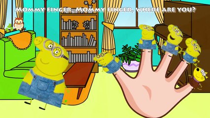 Peppa Pig minions Family Finger \ Nursery Rhymes Lyrics More