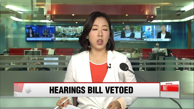 Gov't vetoes Assembly Act revision allowing more frequent hearings