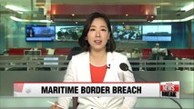 N. Korean patrol, fishing boats briefly cross western sea border