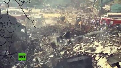 Así quedó esta planta química luego de una explosión